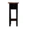 Contemporary Home Living Single Drawer Raftwood End Table - 25.75" - Antiqued Black